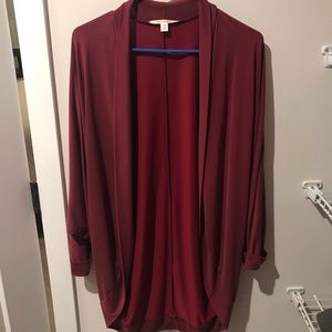 Francesca’s Burgundy Cardigan M